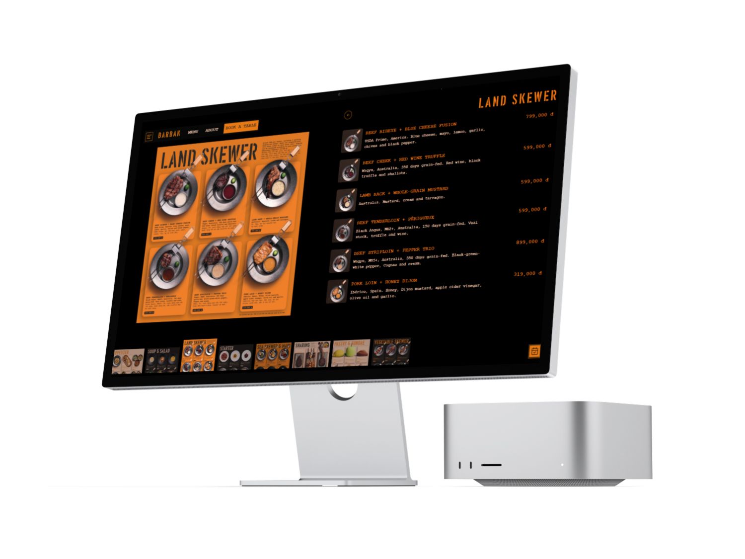 Dự án Thiết kế website Barbak