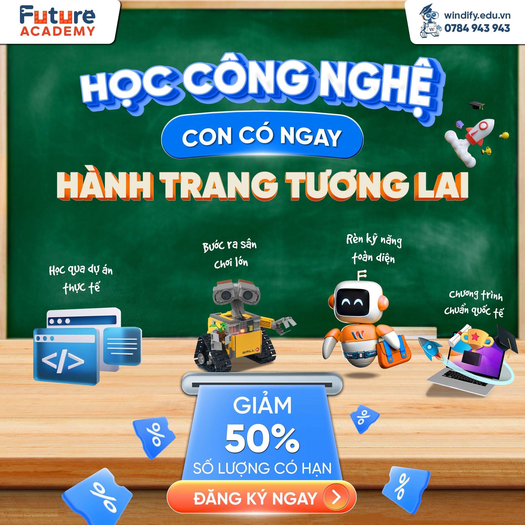 Dự án Nhận diện thương hiệu Future Academy